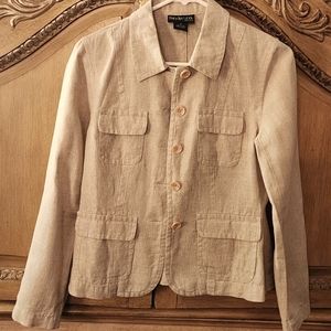 Style & Co. 100% Linen Women's Jacket